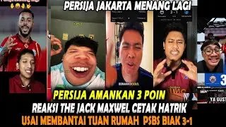 Persija on fire!! Reaksi The Jack maxwell cetak hattrick usai membantai tuan rumah PSBS biak 3-1