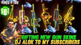 GIVING GIFTS🤩(ALOK, GUN SKINS,RARE BUNDLES) 😲TO MY SUBSCRIBER - GARENA FREE FIRE
