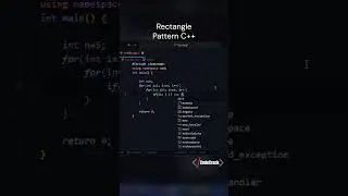 9. Rectangle Shape Printing in C++ | Short Tutorial 2024 