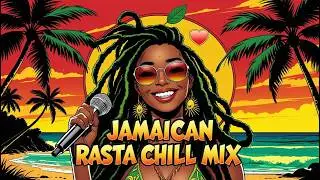 Jamaican Rasta Chill Mix 🌴 Slow Roots Reggae music mix for Peace & Vibes