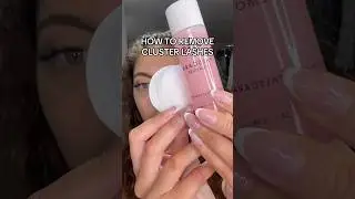 How to Remove DIY Cluster Lashes