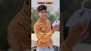 Unique shaped Paper Airplane Glider Experiment #airplane #experiment