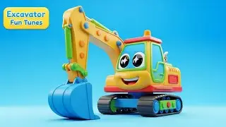 🏙️ 3D Cartoon: City Building with Trucks | Kids Songs and Learning