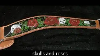 Bar  D Heart Painted horse tack
