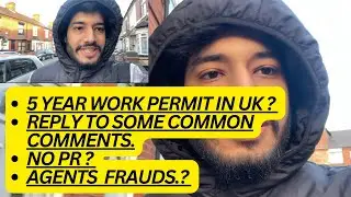 Work permit uk | 5 year sponsorship visa with job or without job | Tax pay | lavish arora vlogs