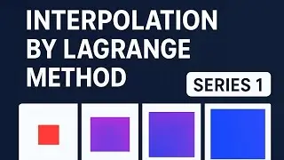 Interpolation basics - Lagrange method| Engineering mathematics series | By HRK