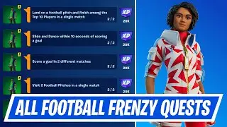 Complete Football Frenzy Quests Guide - How to complete Football Frenzy Challenges in Fortnite