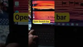 how to open search bar in windows 10