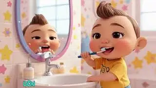KIDS ZONE (Brush Your Teeth Song 🦷 | Kids Morning Routine Song | Learn & Play Animation)