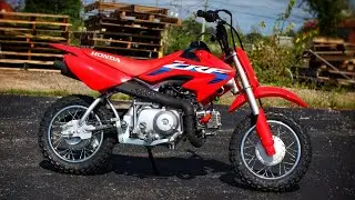 New 2023 Honda CRF50F Dirt Bike | Walkaround + Riding / Exhaust & Engine Sound