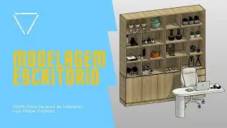 100% Revit na &aacute;rea de Interiores - Modelagem de Fam&iacute;lias - Escrit&oacute;rio