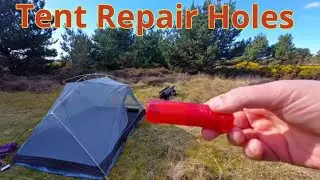How To Repair Holes In Tents And Tarp Rain Fly