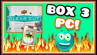 BOX 3! 2023-24 Upper Deck Clear Cut Hockey Hobby Box Break (2025) | 2024-25 OPC NEXT!