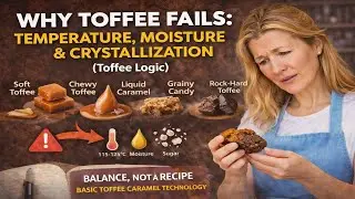 Why Toffee Fails: Temperature, Moisture & Crystallization (Toffee Logic)