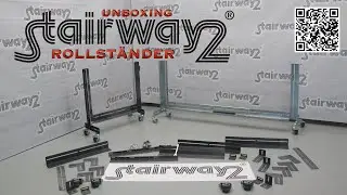 Unboxing Rollst&auml;nder Fensterst&auml;nder Fenstergestell Glasgestell Transportgestell Fensterbock Glasbock