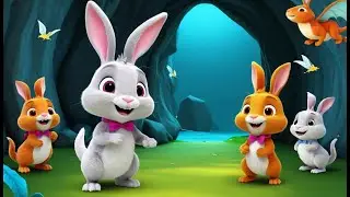 Bunny in a Dragon Cave | Funny and Fun Kids Nursery Rhyme Animation