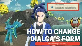 How to change Dialga's Form in Pok&eacute;mon Legends Arceus | Adamant Crystal Location | Origin Forme