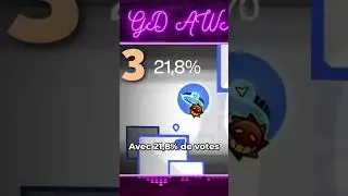 QUI GAGNE dans les Niveaux Moderns ? 🏆 (Geometry Dash Francophones Awards 2025)
