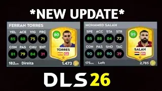 DLS 26 | OFFICIAL! NEW UPDATE PLAYERS RATING REFRESH IN DLS 26! 