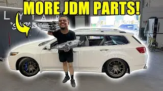 ACURA WAGON GETS MORE RARE JDM PARTS!