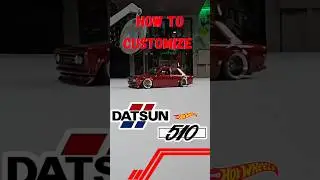 How to Customize Hotwheels Datsun 510 #Hotwheels #Diecast #Datsun
