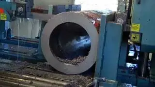 Saws in Action at Specialty Pipe & Tube - Custom Cut Large Diameter & Heavy Wall Pipe