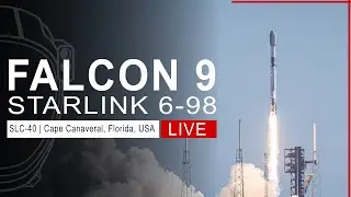 SpaceX Launches Starlink 6-98 Mission from Cape Canaveral, Florida