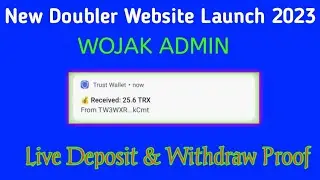 5th day double payment received | WOJAK ADMIN | Trx Doubler Sites 2023