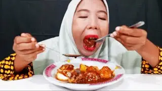 Mukbang Siomay Saos Kacang l Bikin Nagih!