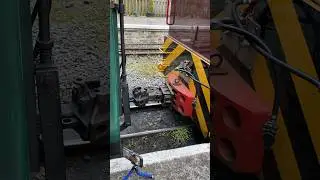 Locomotive connects to carriages #SouthTynedaleRailway