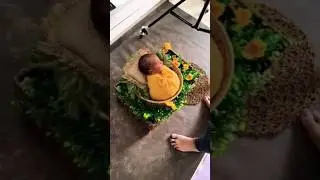 Baby posing for photoshoot 🧚👼 #shorts #ytshorts #cutebaby #photoshoot #newborn #babypose #trending