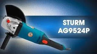 Углошлифовальная машина УШМ, болгарка 230 мм, 2600 Вт, STURM, AG9524P