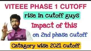 Viteee category wise phase 1 cutoff 2021|| vit vellore phase 1 cutoffs|| vit chennai phase 1 cutoff