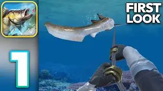 Fishing Travel - Walkthrough Gameplay Part 1 - Tutorial (iOS, Android)