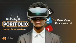 Sida Loo Dhiso Portfolio Soo Jiidasho Leh 2025 (Step-by-Step)