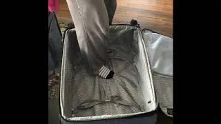 Giant suitcase fun