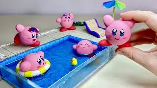 Making KIRBY DIORAMA Clay Tutorial