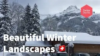 Snow driving in Swiss Alps | Drive to Ski resorts Les Diablerets