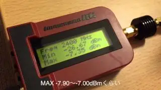 2014/11/08 アンテナの偏波方向の違いによる受信電力比較テスト