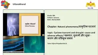 (08th Science UK)Cyclone tsunami and drought -cause and adverse effects