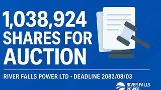 Auction Notice | River Falls Power Ltd &ndash; Rights Shares Sale (1,038,924 Shares at Rs.100)