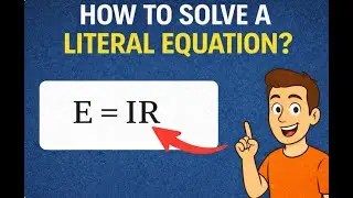 Literal Equations@MathnotesWithBrian