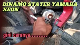cara ganti kul stater/brush stater Yamaha xeon