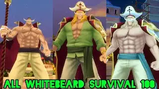 All Whitebeard survival 100 gameplay in One Piece Bounty Rush | OPBR