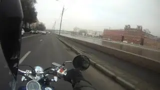 Вдоль Москвы-реки на мотоцикле Honda Shadow Spirit 750