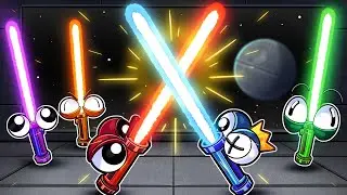 ¡AMIGOS-ÍRIS CON SABLES DE LUZ! (¡5 nuevas transformaciones!)
