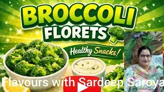 Crispy Broccoli Snacks  Healthy Tasty Evening Snacks 😋 