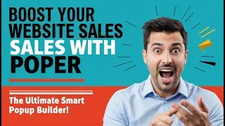 Poper AI Review - Boost Your Website Sales with Poper: The Ultimate Smart Popup Builder!