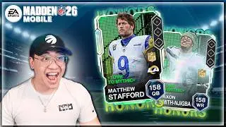 2 MYTHIC HONORS!! MADDEN MOBILE 26 HUGE SUPERBOWL BUNDLE OPENING!!