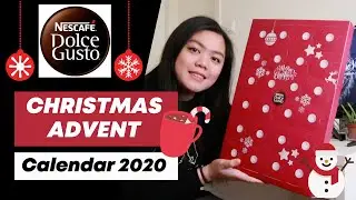 DOLCE GUSTO CHRISTMAS ADVENT CALENDAR 2020 UNBOXING | Starbucks Blonde Espresso Roast Taste Test